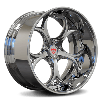 Custom 1969 Chevy Chevelle Mabilu Deep Dish Forged Wheels -Chrome rims for vintage car